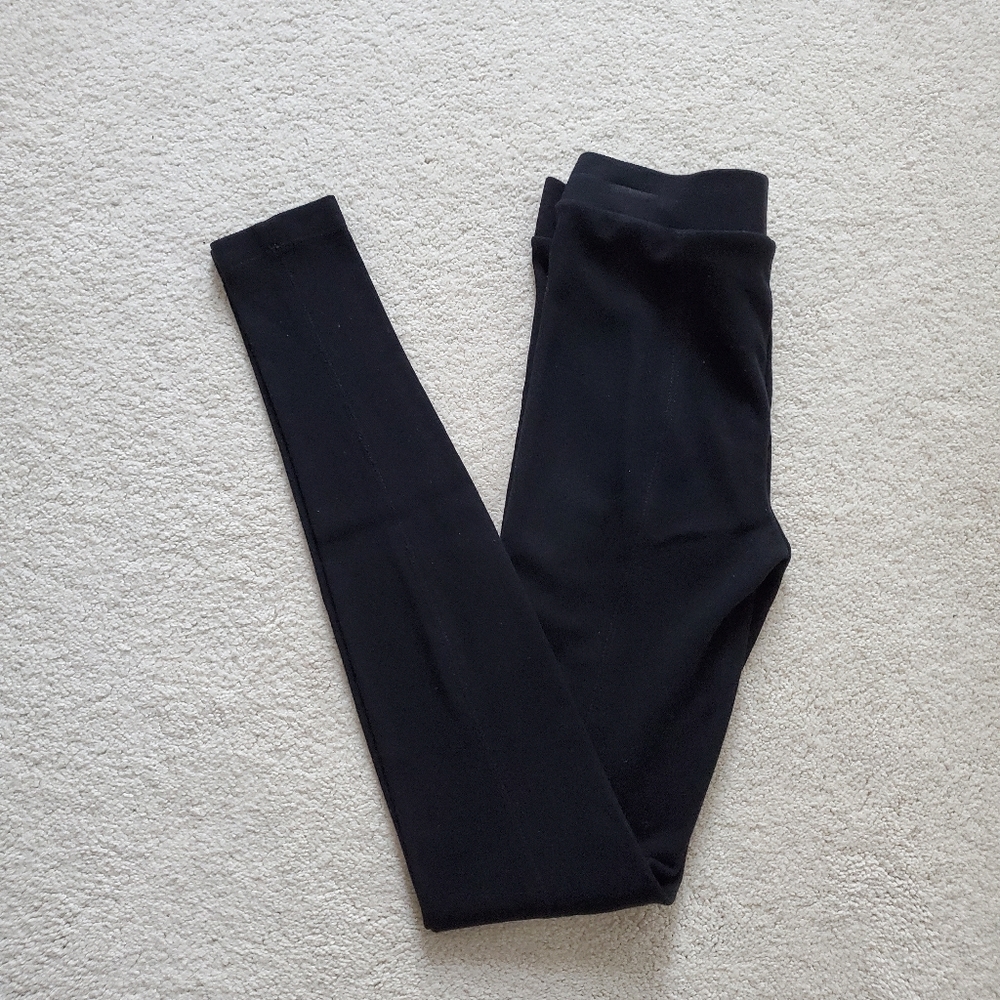 Vince Black Pull-on Viscose Blend Leggings szXS